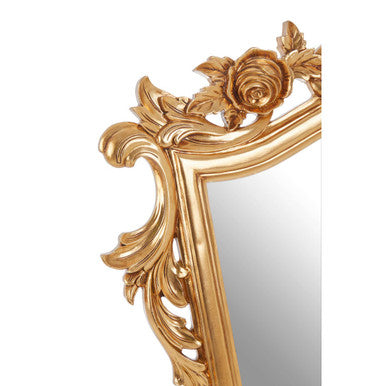 Marseille Gold Finish Tapered Wall Mirror
