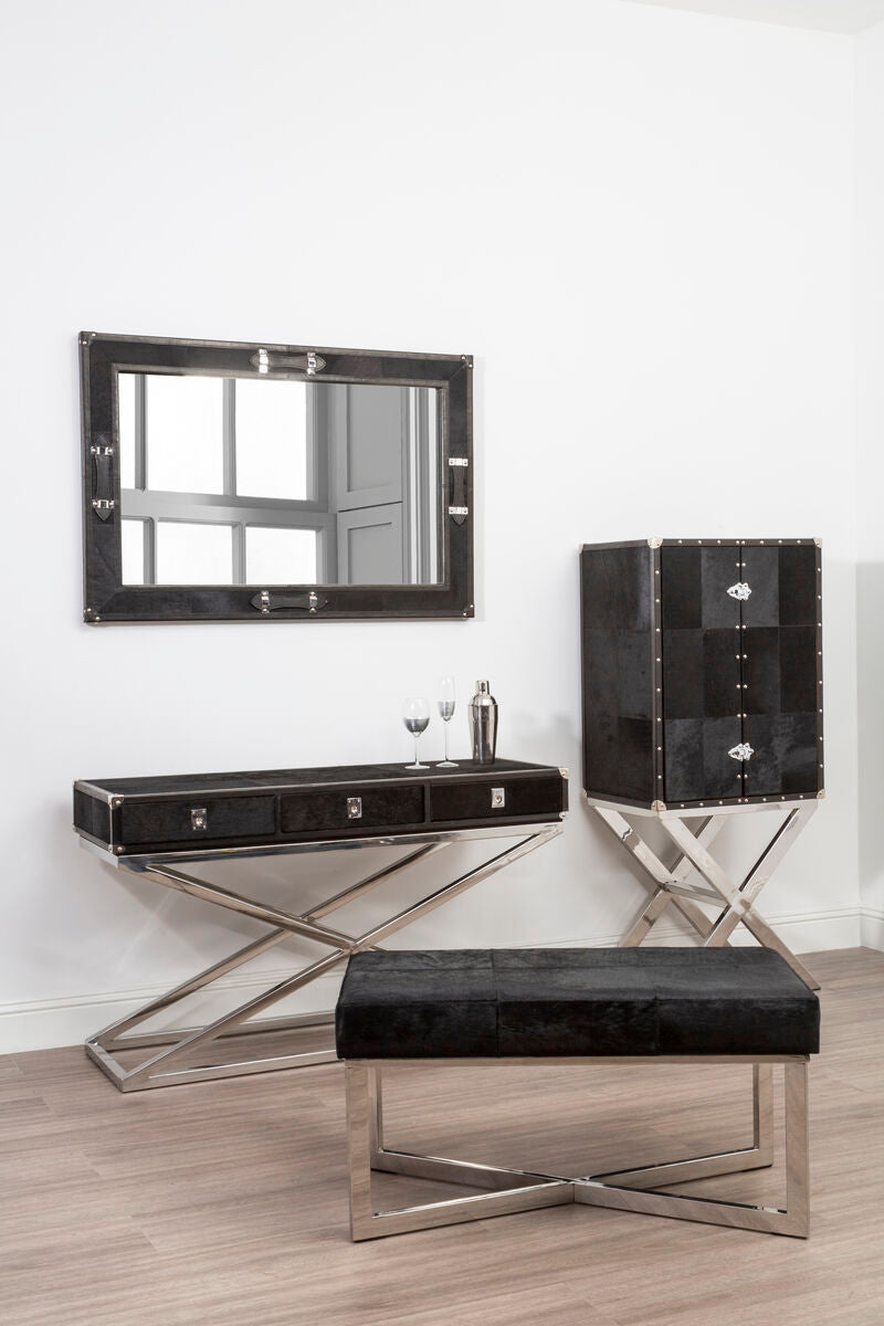 Kensington Townhouse Leather Frame Mirror