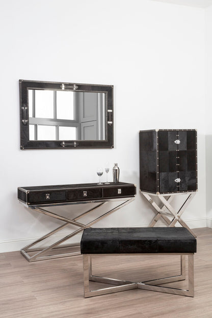 Kensington Townhouse Leather Frame Mirror