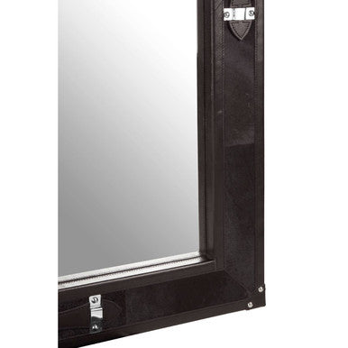 Kensington Townhouse Leather Frame Mirror