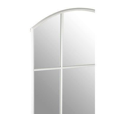 Claren Matt White Window Pane Wall Mirror - Image 4