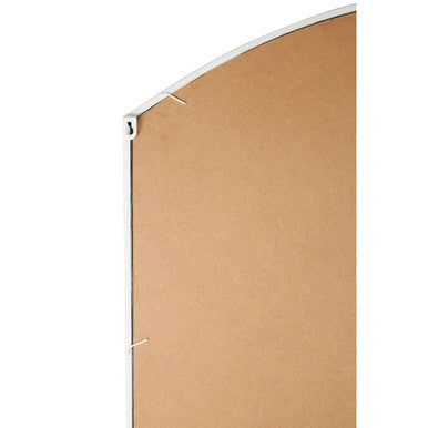 Claren Matt White Window Pane Wall Mirror - Image 6