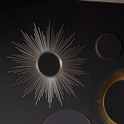 Cristal Silver Finish Wall Mirror