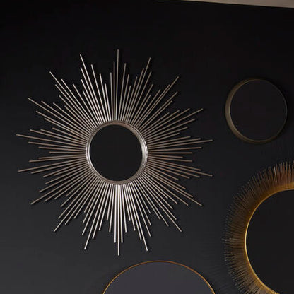 Cristal Silver Finish Wall Mirror