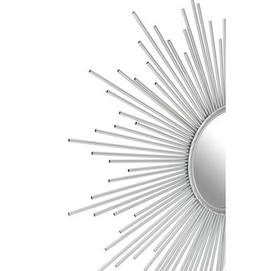 Cristal Silver Finish Wall Mirror