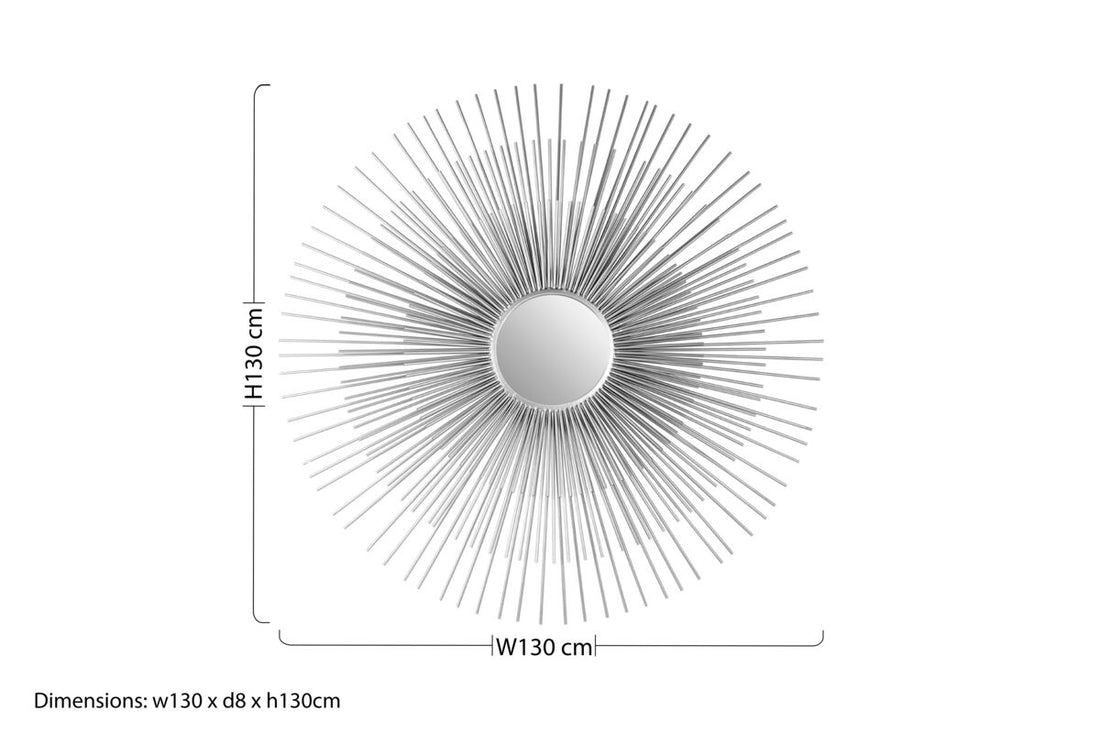 Cristi Silver Finish Wall Mirror - Image 6