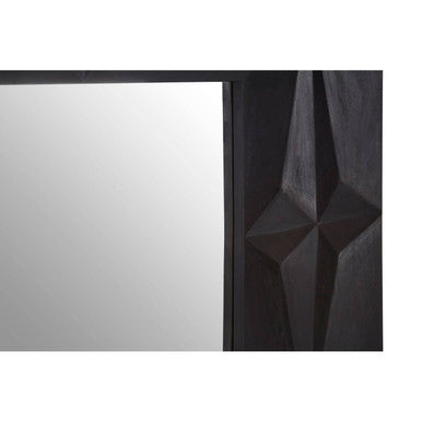 Sabari Black Finish Square Wall Mirror - Image 4