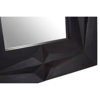 Sabari Black Finish Square Wall Mirror - Image 5
