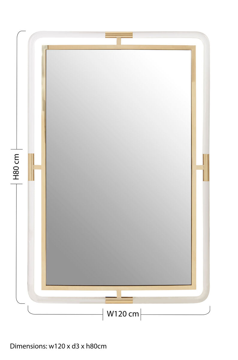Remo Dual Lined Wall Mirror - Image 6