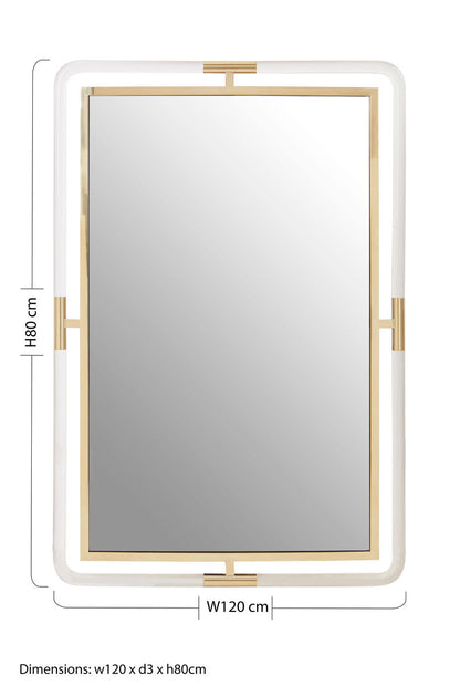 Remo Dual Lined Wall Mirror