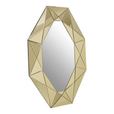 Kava Gold Frame Wall Mirror