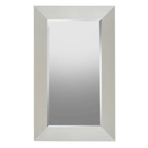 Bevelled Edge Champagne Silver Wall Mirror | Duvali
