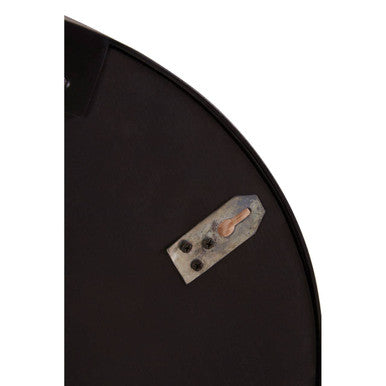 Relic Petrified Wood Tile Small Round Mirror