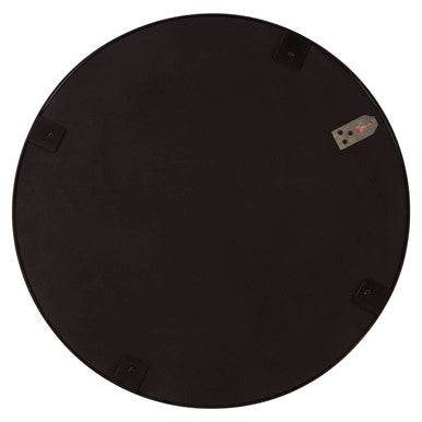 Relic Petrified Wood Tile Small Round Mirror