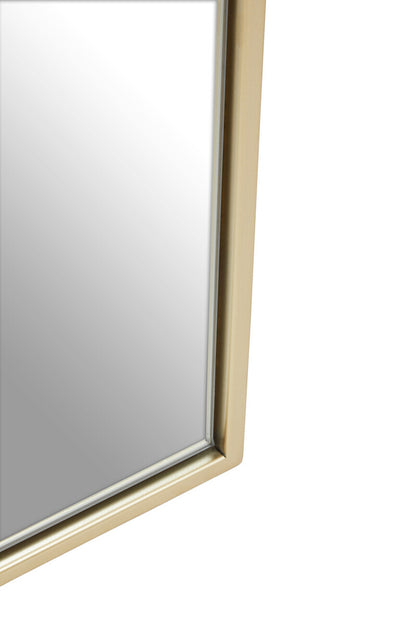 Trento Large Gold Finish Metal Wall Mirror