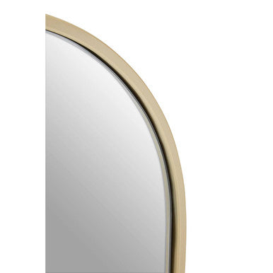 Trento Gold Frame Large Arch Wall Mirror