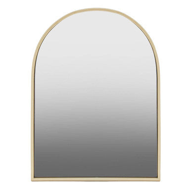Trento Gold Finish Metal Wall Mirror