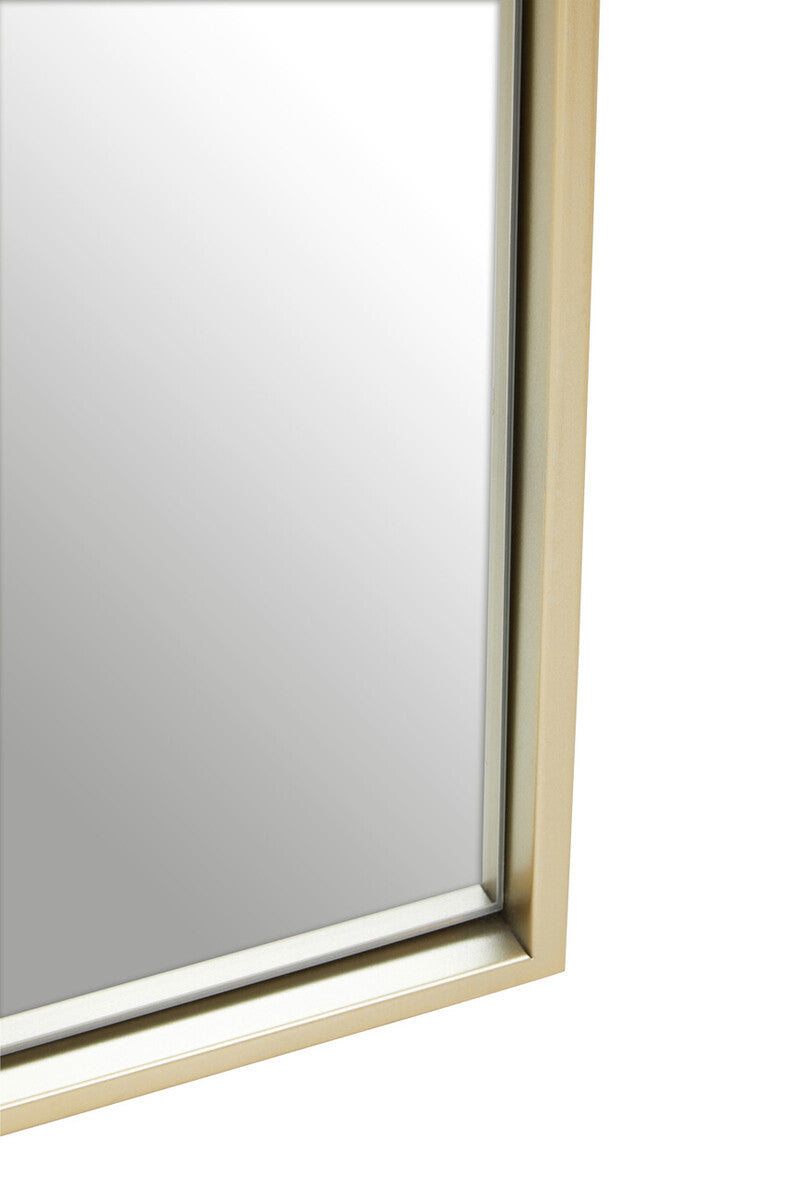 Trento Gold Finish Metal Wall Mirror