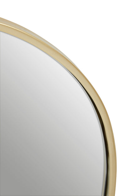 Trento Gold Finish Metal Wall Mirror
