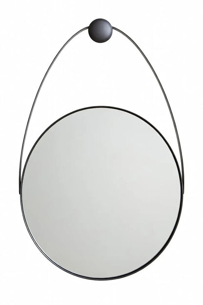 Black Frame Hanging Loop Wall Mirror | Trento