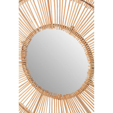 Batu Natural Rattan Wall Mirror