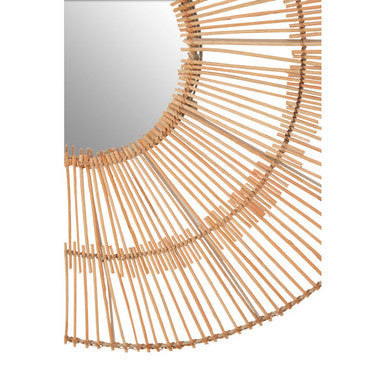 Batu Natural Rattan Wall Mirror.