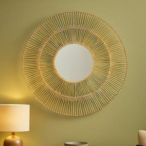 Natural Rattan Wall Mirror | Batu