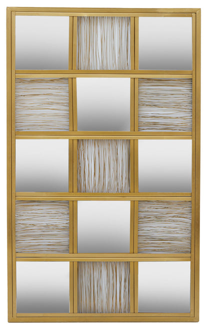 Enzo Gold Wire Wall Mirror