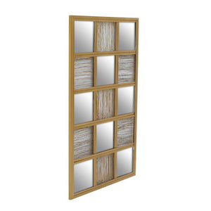 Enzo Gold Wire Wall Mirror