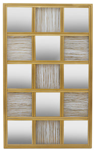 Enzo Gold Wire Wall Mirror