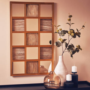 Gold Wire Wall Mirror | Enzo