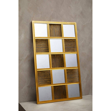 Enzo Gold Wire Wall Mirror