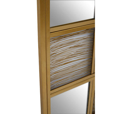 Enzo Gold Wire Wall Mirror
