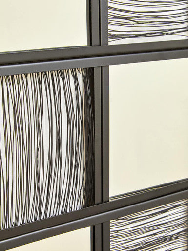 Enzo Black Wire Wall Mirror