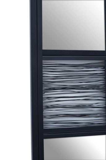 Enzo Black Wire Wall Mirror