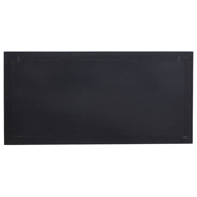 Milan Grey and White Finish Elm Wood Wall Mirror