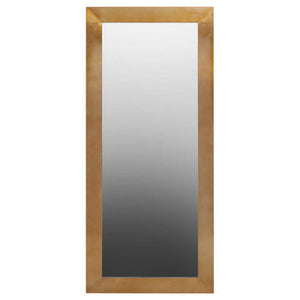 Gold Finish Rectangular Wall Mirror | Grenoble