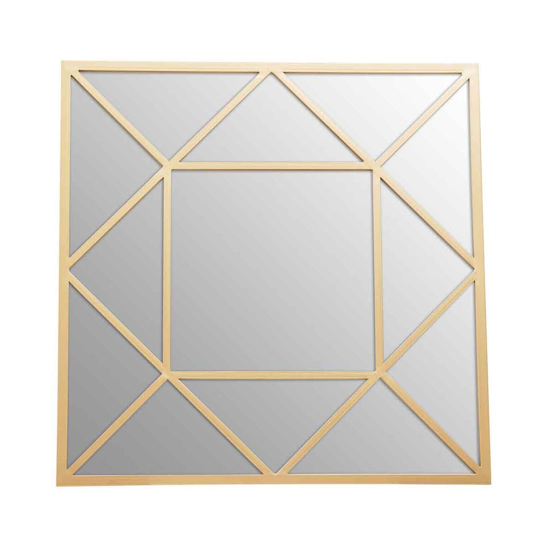 Descartes Gold Frame Wall Mirror