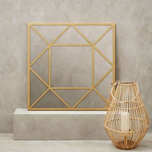 Descartes Gold Frame Wall Mirror