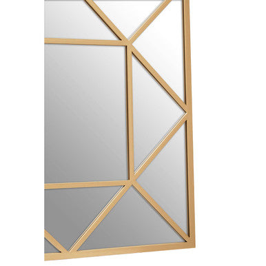 Descartes Gold Frame Wall Mirror - Image 9