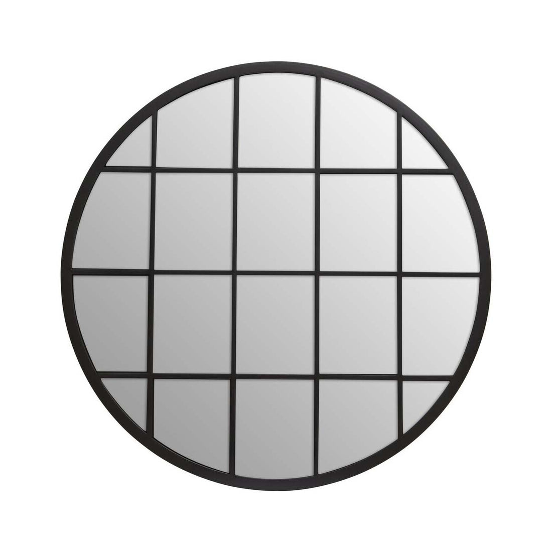 Descartes Round Metal Wall Mirror