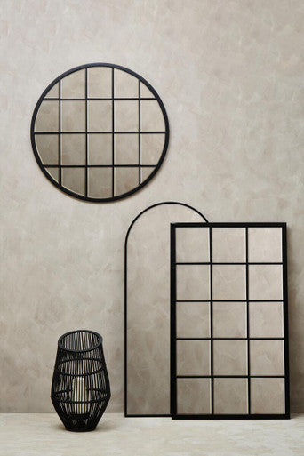 Descartes Round Metal Wall Mirror - Image 4