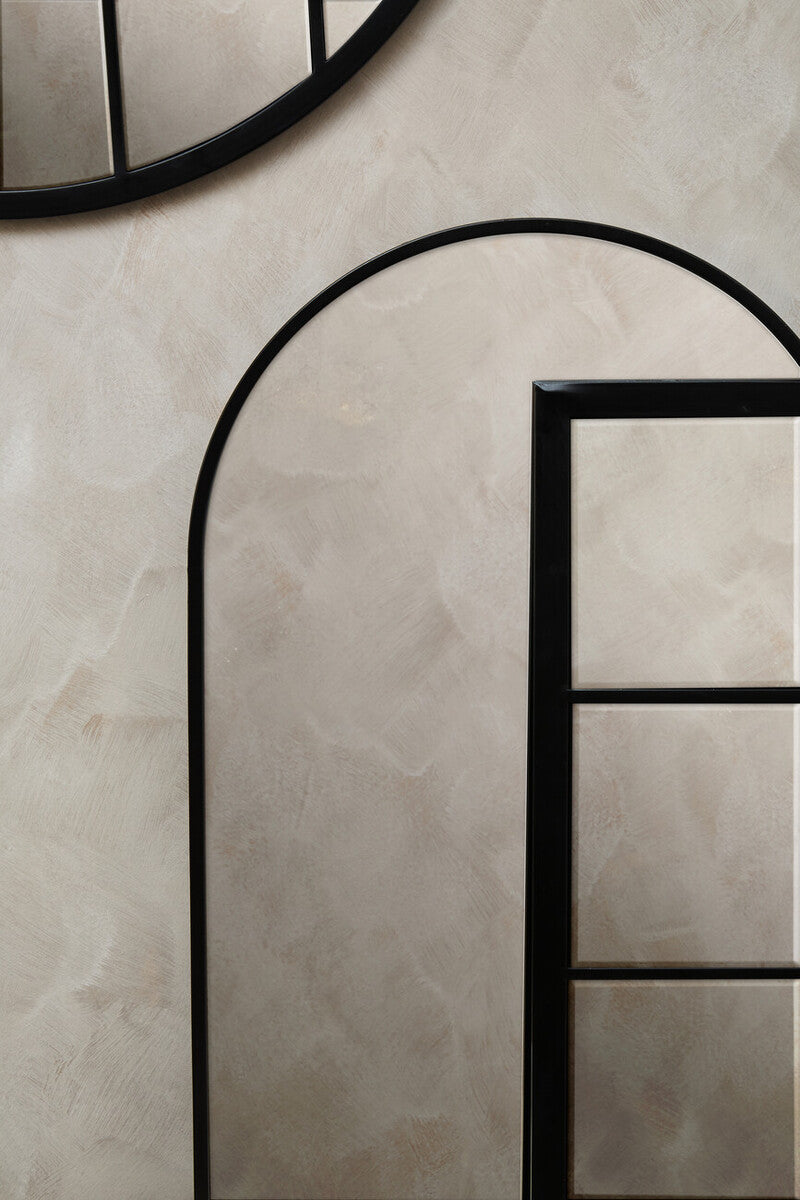 Descartes Black Frame Wall Mirror - Image 4