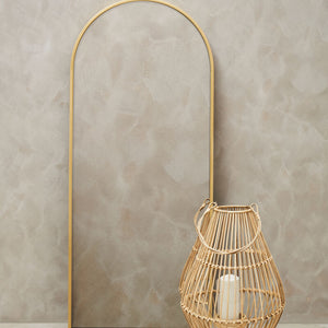 Gold Finish Wall Mirror | Descartes