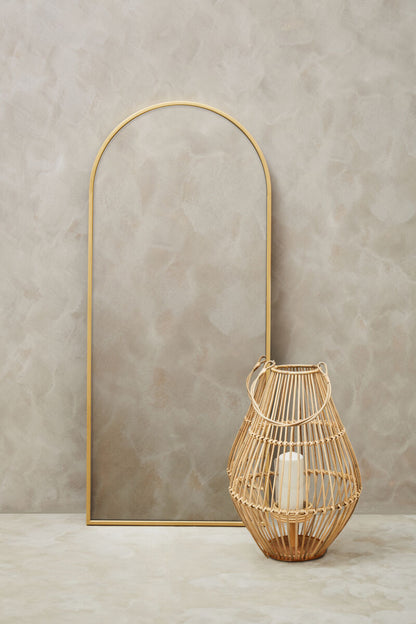 Descartes Gold Finish Wall Mirror