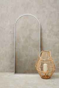 Descartes Silver Finish Wall Mirror