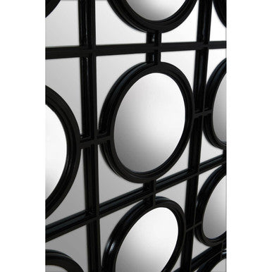 Telese Black Decorative Wall Mirror