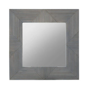 Grey Wash Mango Wood Wall Mirror | Suar
