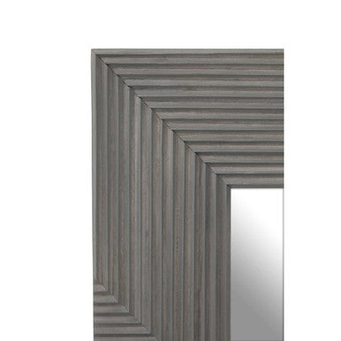Suar Grey Wash Mango Wood Wall Mirror