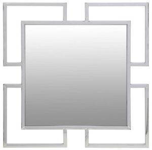 Allure Silver Small Wall Mirror